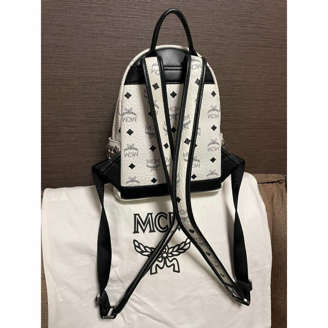 MCM リュック バックパック 白 ホワイトsmall レディース バッグ