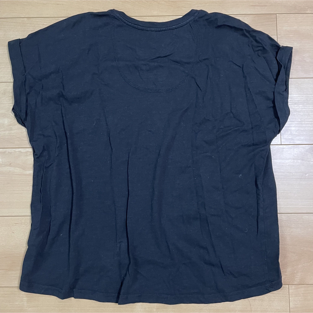 RayCassin(レイカズン)のレイカズン　ゆったりシルエットTシャツ　ブラック　FREE レディースのトップス(Tシャツ(半袖/袖なし))の商品写真