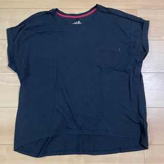 レイカズン(RayCassin)のレイカズン　ゆったりシルエットTシャツ　ブラック　FREE(Tシャツ(半袖/袖なし))