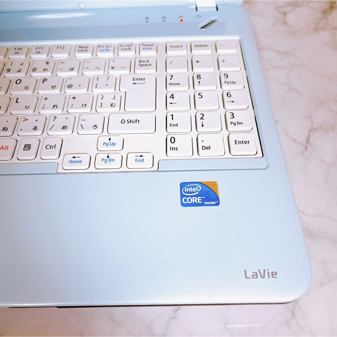 NEC - お洒落水色✨すぐに使えるノートパソコン✨初心者✨windows11