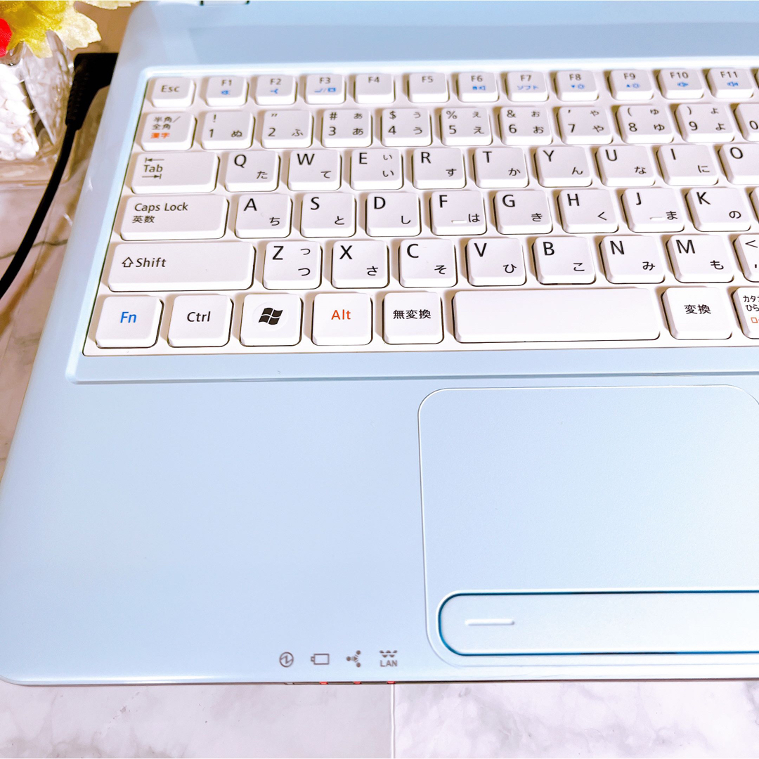 NEC - お洒落水色✨すぐに使えるノートパソコン✨初心者✨windows11