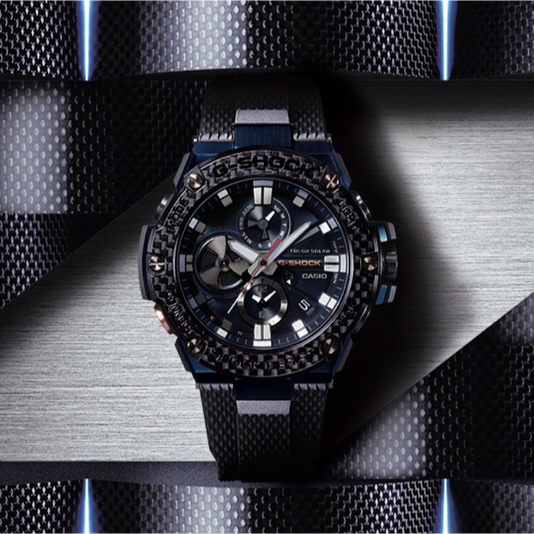 G-SHOCK(ジーショック)のCASIO G-SHOCK  GST-B100XB-2AJF G-STEEL メンズの時計(腕時計(アナログ))の商品写真