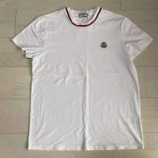 MONCLER - 美品 モンクレール トリコールTシャツ Mサイズ ホワイト