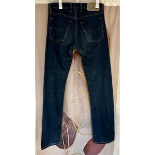 ディーゼル WAYKEE ゴールドボタン デニム ストレート ジーンズ