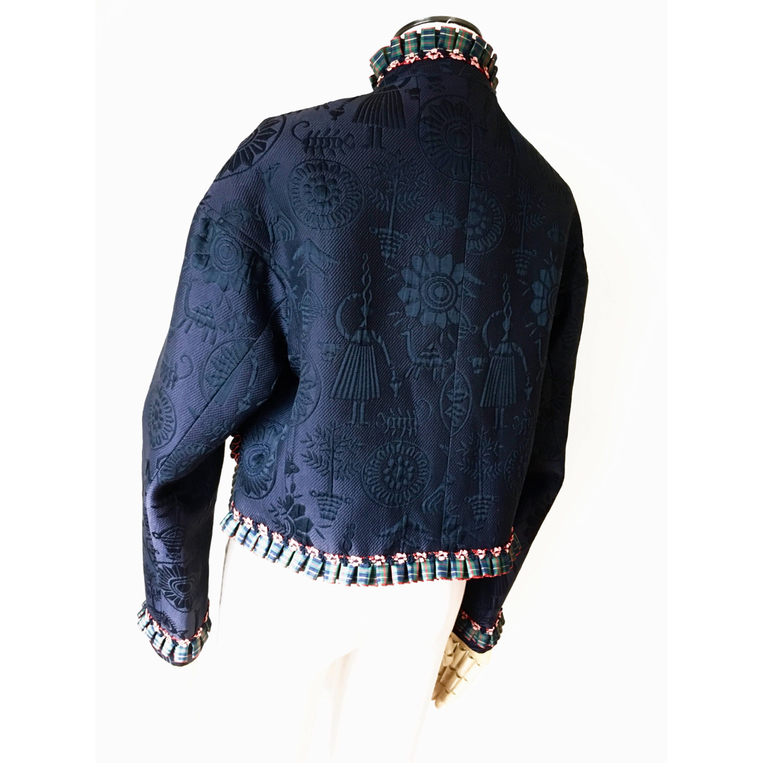 Christian Lacroix(クリスチャンラクロワ)の90s CHRISTIAN LACROIX Jacquard Jacket レディースのジャケット/アウター(テーラードジャケット)の商品写真