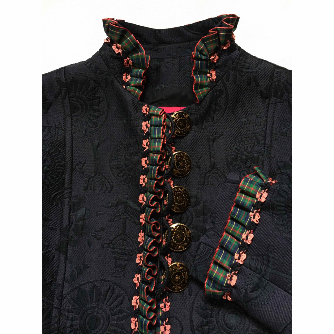 Christian Lacroix(クリスチャンラクロワ)の90s CHRISTIAN LACROIX Jacquard Jacket レディースのジャケット/アウター(テーラードジャケット)の商品写真