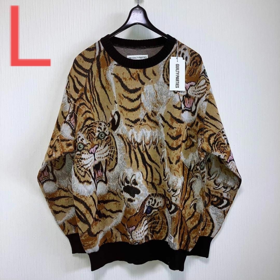 激安価格の L【WACKOMARIA】JACQUARD SWEATER／新品タグ付／送料込 ...