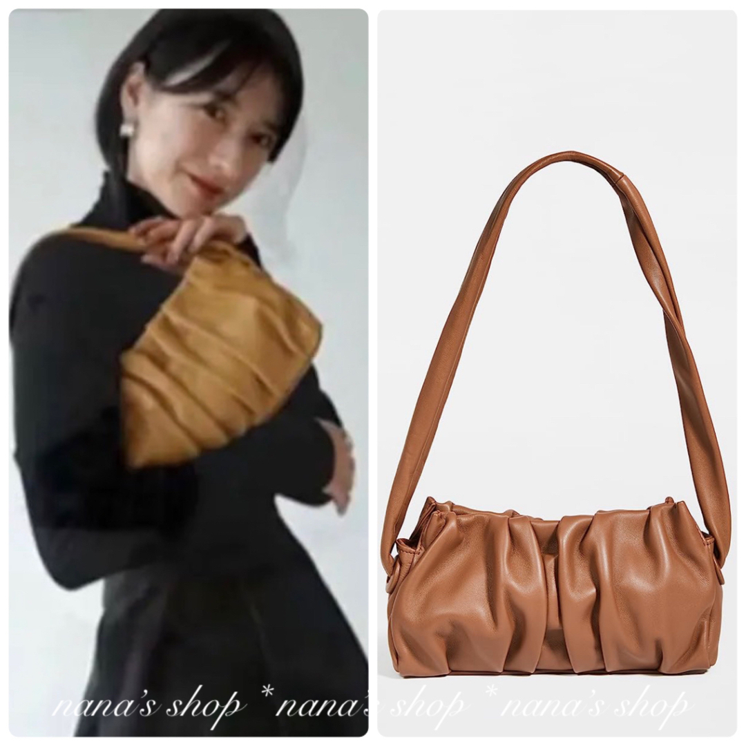 新品】Elleme シャーリングショルダーバッグ Vague-