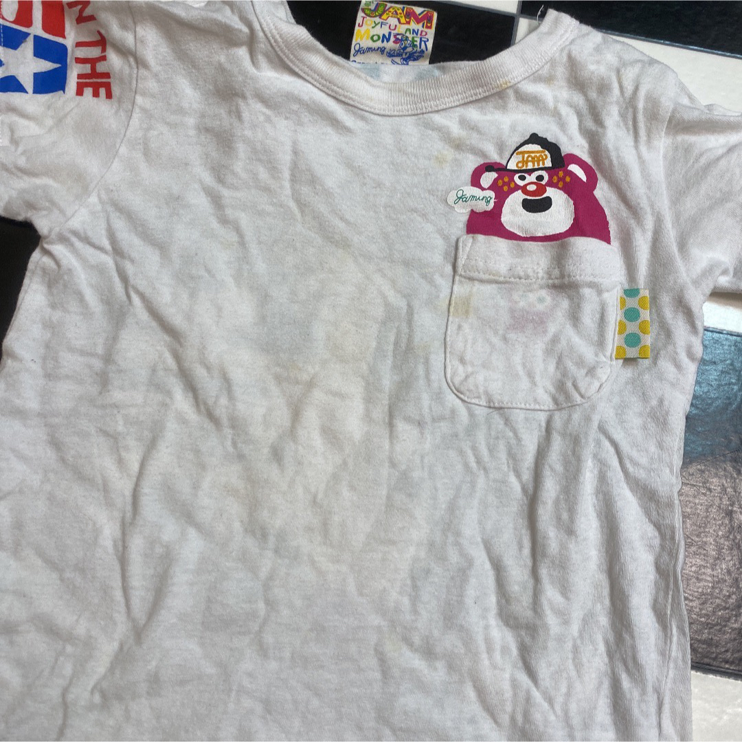 JAM 110 白 Tシャツ クマテン ポケテン