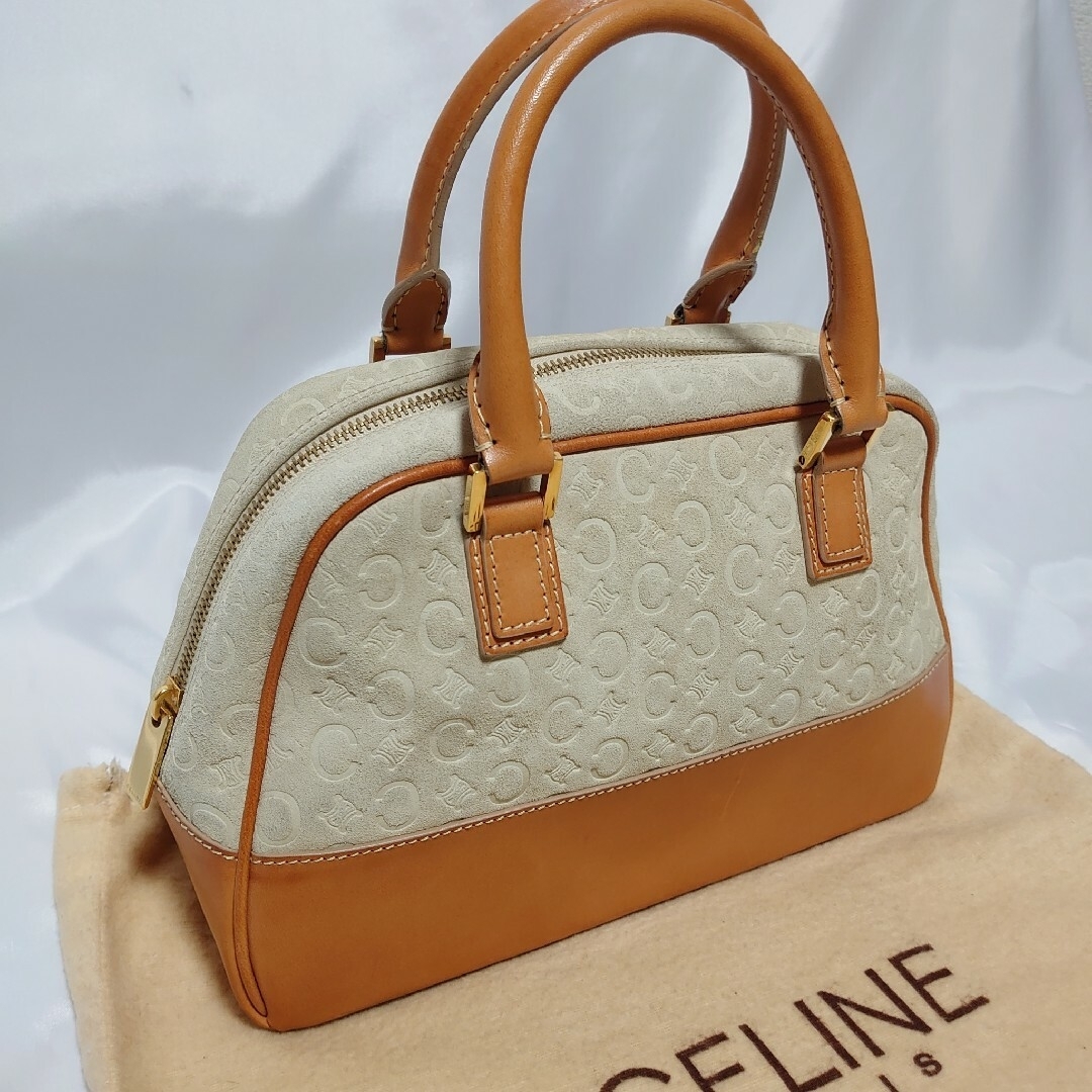 美品 CELINE マカダム柄 2way ハンドバッグ