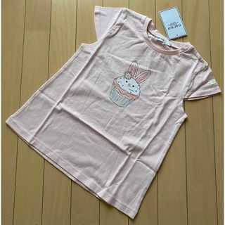 ベベ(BeBe)のべべ系 SLAP SLIP カップケーキスイーツＴシャツ 130(Tシャツ/カットソー)