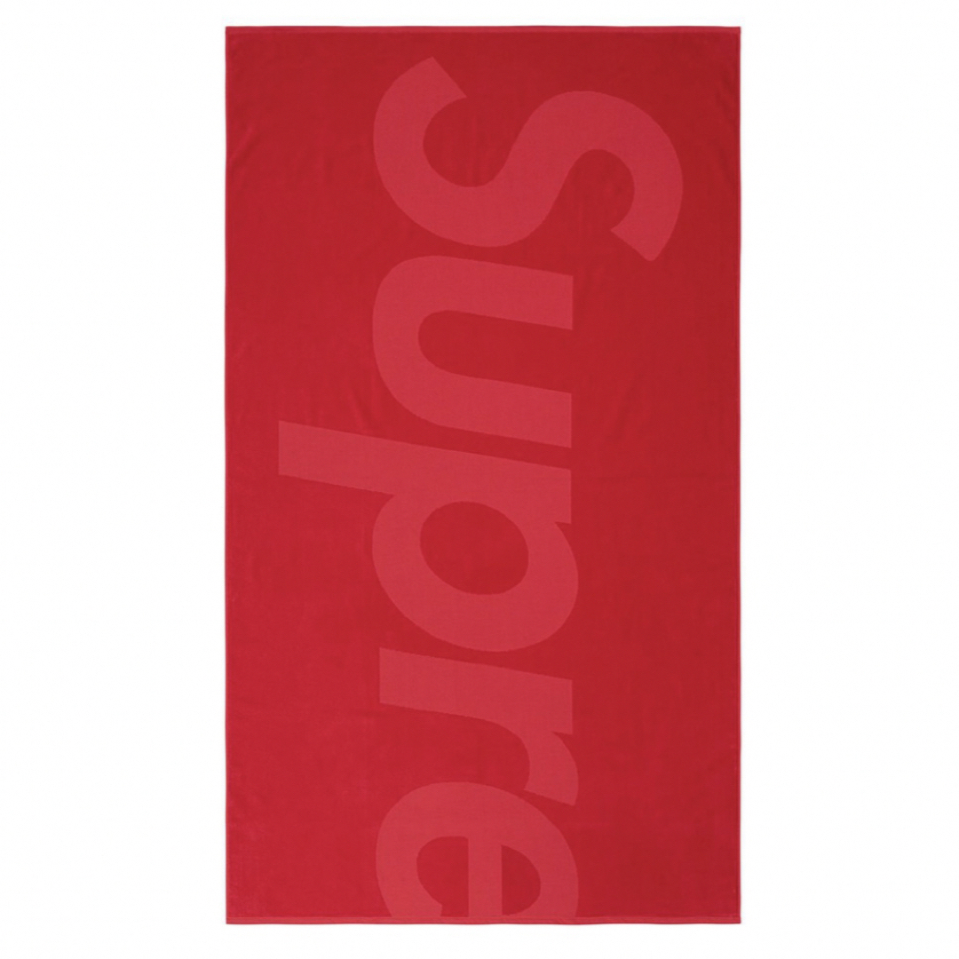 Supreme Tonal Logo Towel Green Red Set