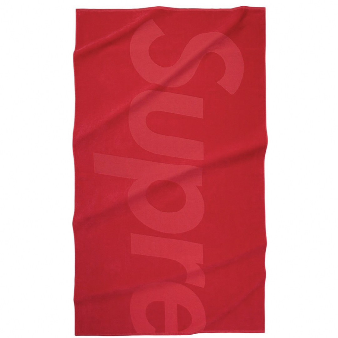 supreme Tonal Logo Towel タオル Red 赤