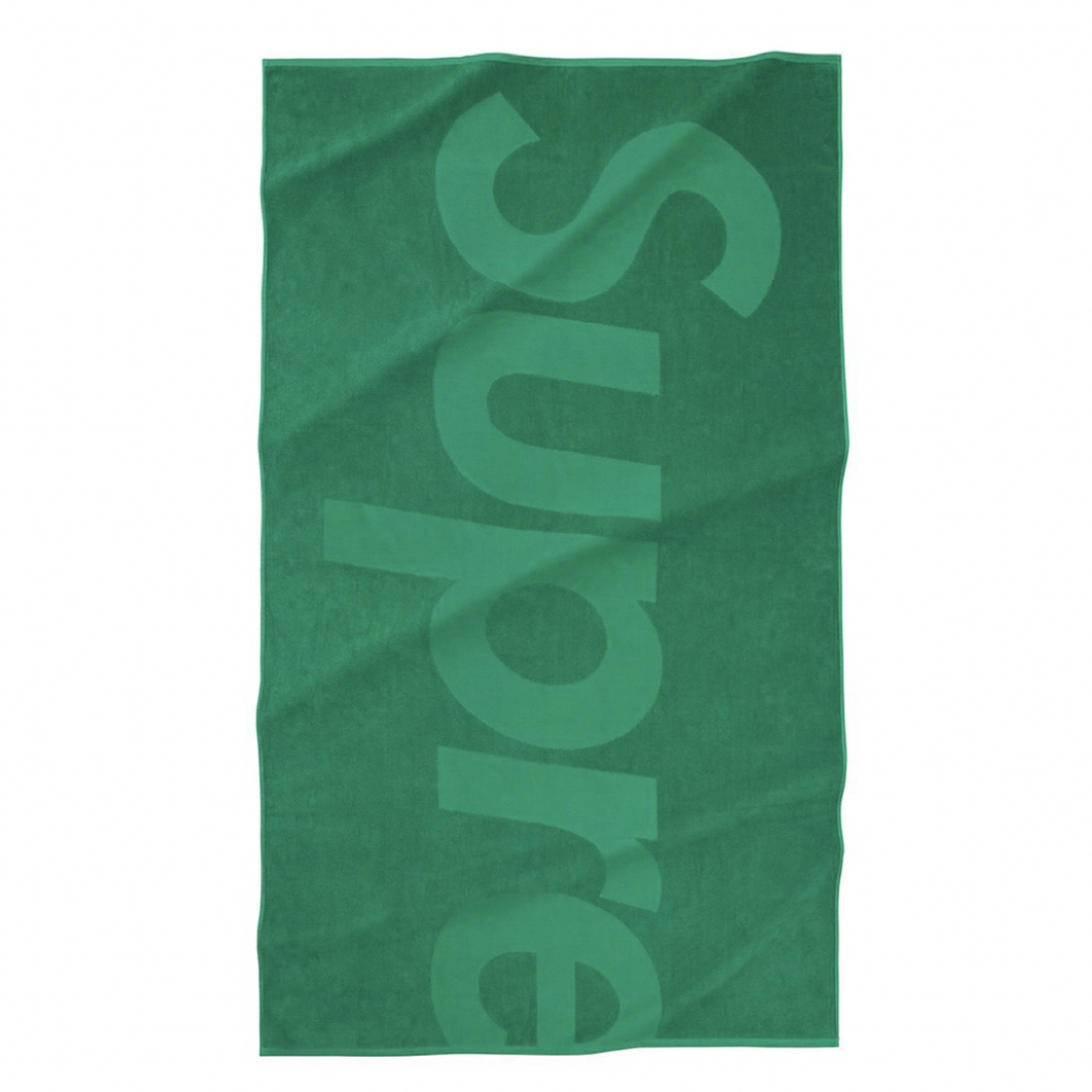 Supreme Tonal Logo Towel Green Red Set