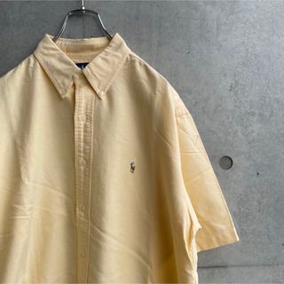 ラルフローレン(Ralph Lauren)の美品 90年代 Ralph Lauren BDシャツ ワンポイント イエロー(シャツ)