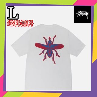 ステューシー(STUSSY)の即完売 Stussy HOUSEFLY TEE 白 L(Tシャツ/カットソー(半袖/袖なし))