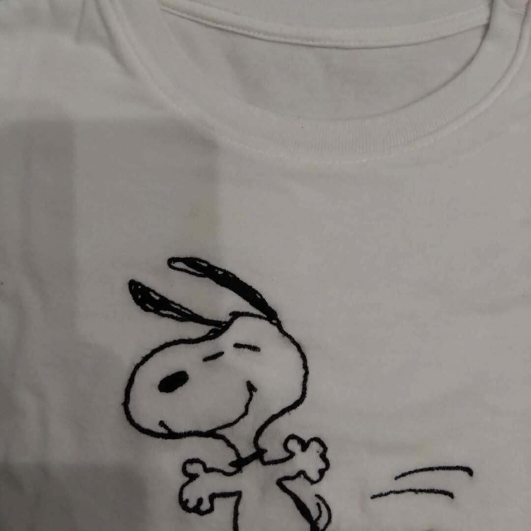 Branshes(ブランシェス)のブランシェス　ラインパンツ　ユニクロ　スヌーピー　Tシャツ　セット　80 キッズ/ベビー/マタニティのベビー服(~85cm)(Ｔシャツ)の商品写真