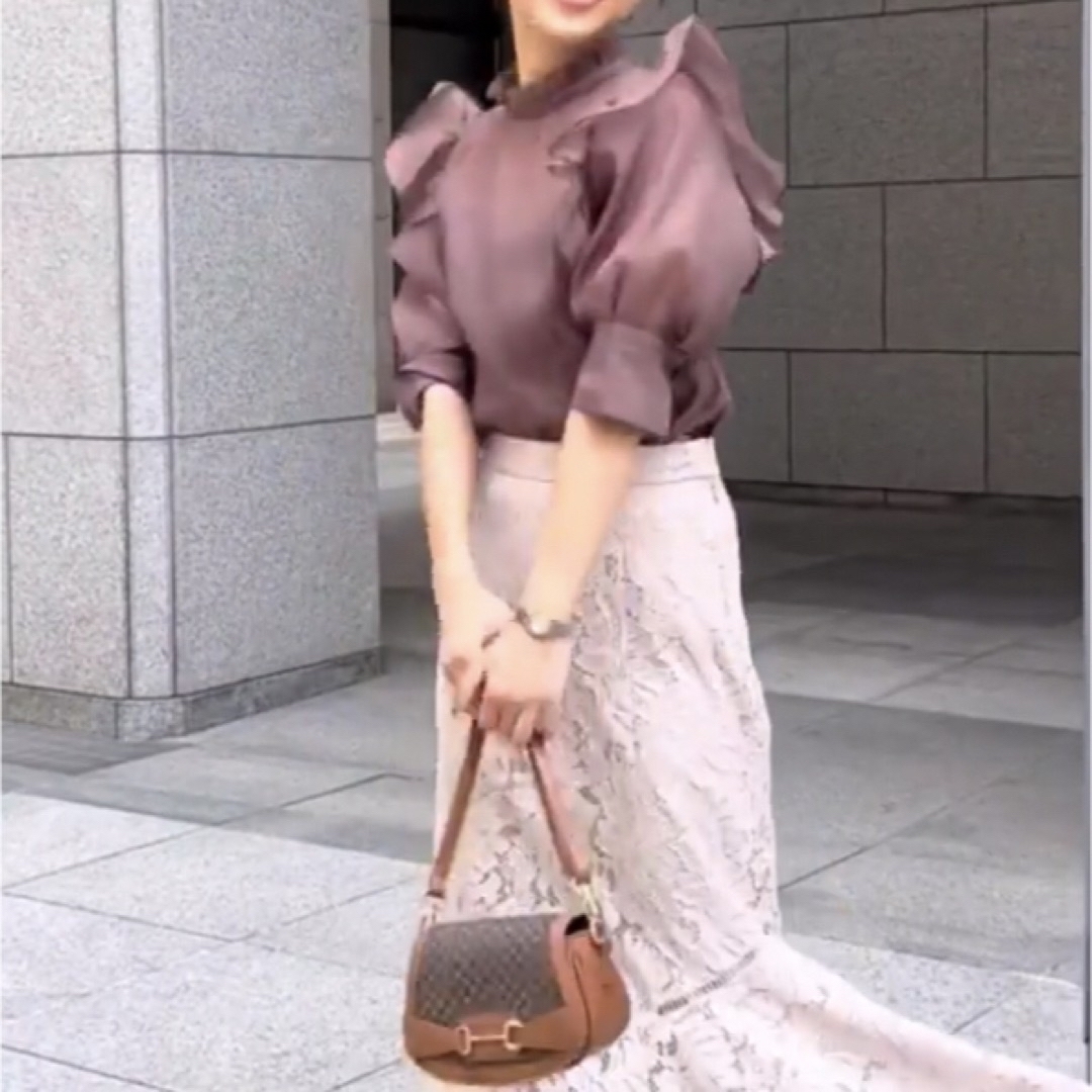 rienda rienda シアーフリルトップスの通販 by 値下げ中⚡️AN SHOP|リエンダならラクマ rienda トップス