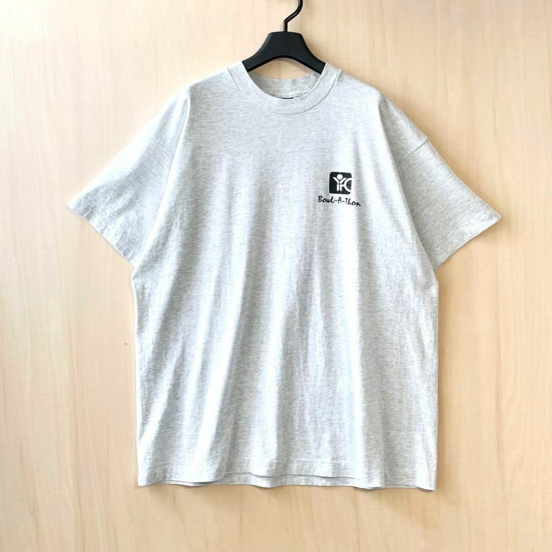 90s フルーツ USA製 厚手 Tシャツ 半袖 バックプリント  霜降り