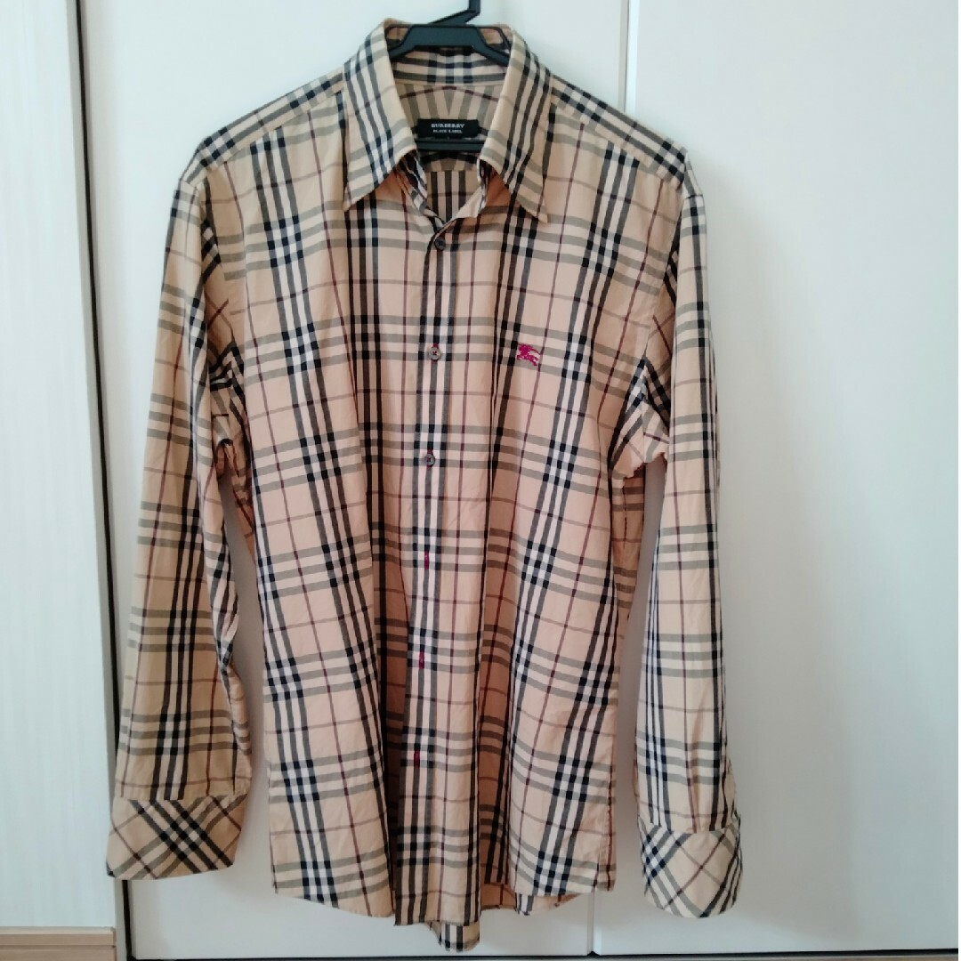 BURBERRY BLACK LABEL(バーバリーブラックレーベル)のBURBERRY　BLACK LABEL　長袖シャツ　ノバチェック柄 メンズのトップス(シャツ)の商品写真