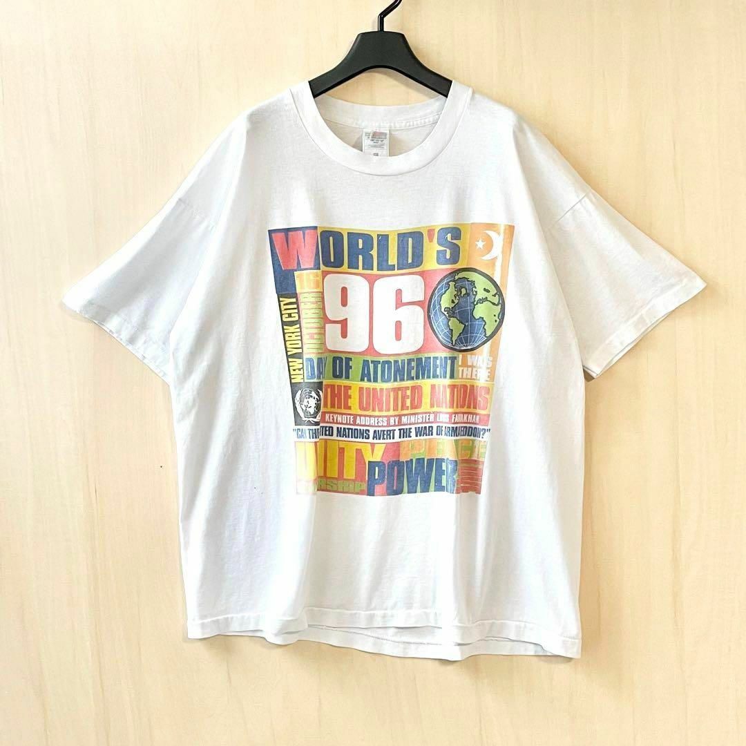 90s US古着 プリントTシャツ ピース アート 平和 vintage | adventure