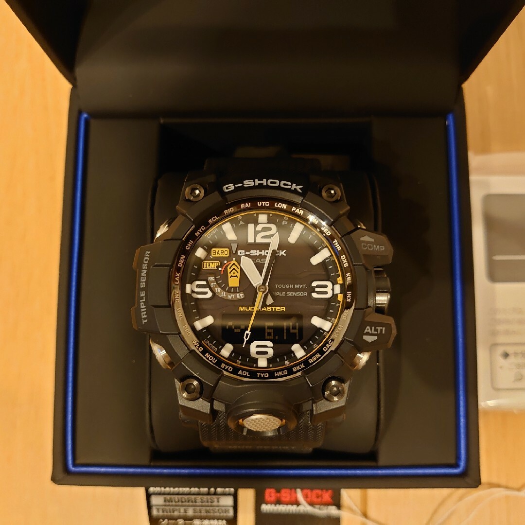 【美品】G-SHOCK マッドマスター GWG-1000-1A3JF