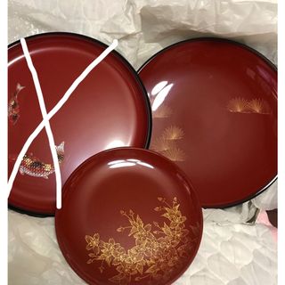 漆芸(ゴールド/金色系)の通販 39点(エンタメ/ホビー) | お得な新品 ... 高級漆芸品 漆器 トレー (30㎝×24㎝) 5枚セット 新品未使用品