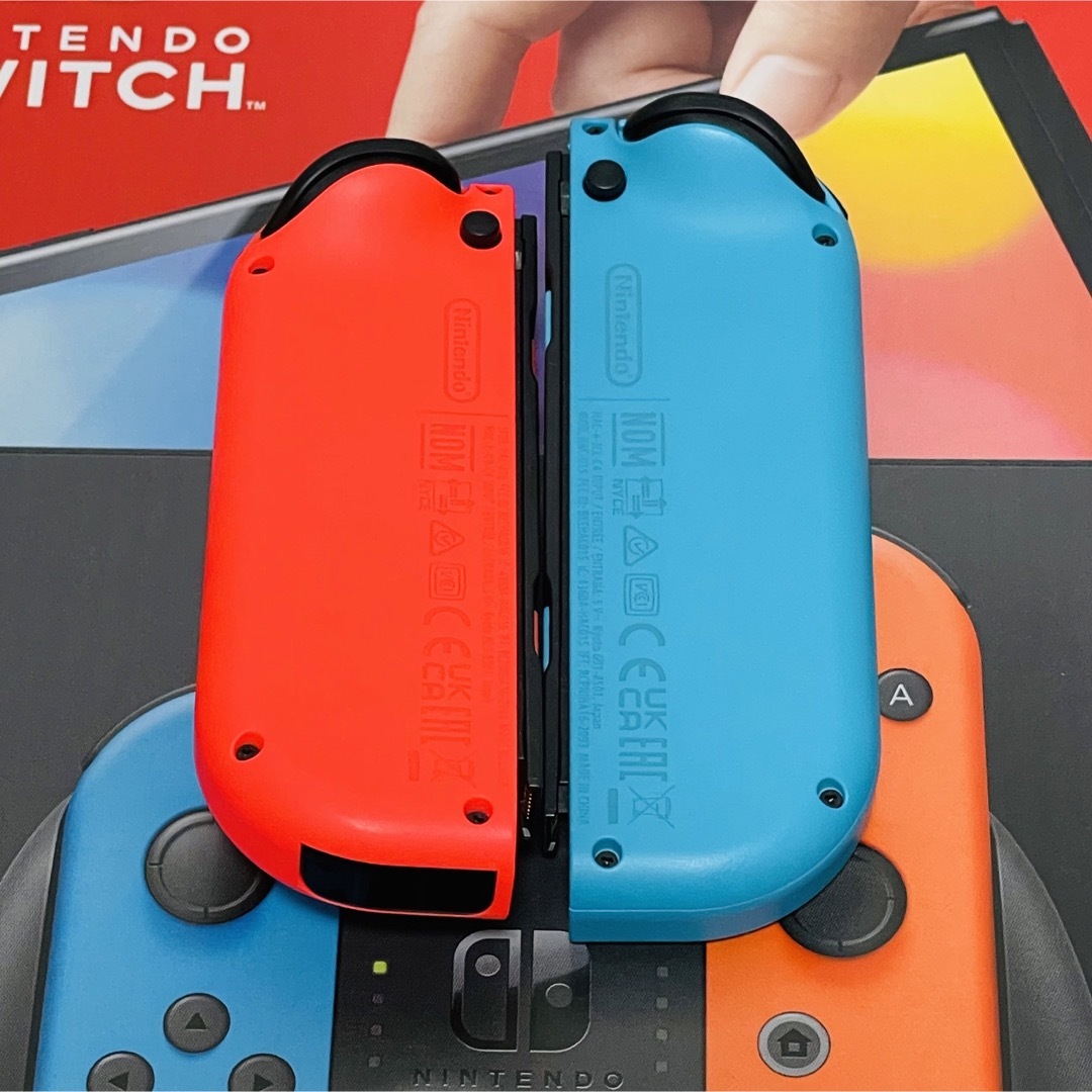 Nintendo Switch - 【極美品】保証有りSwitch 有機EL ネオンレッド