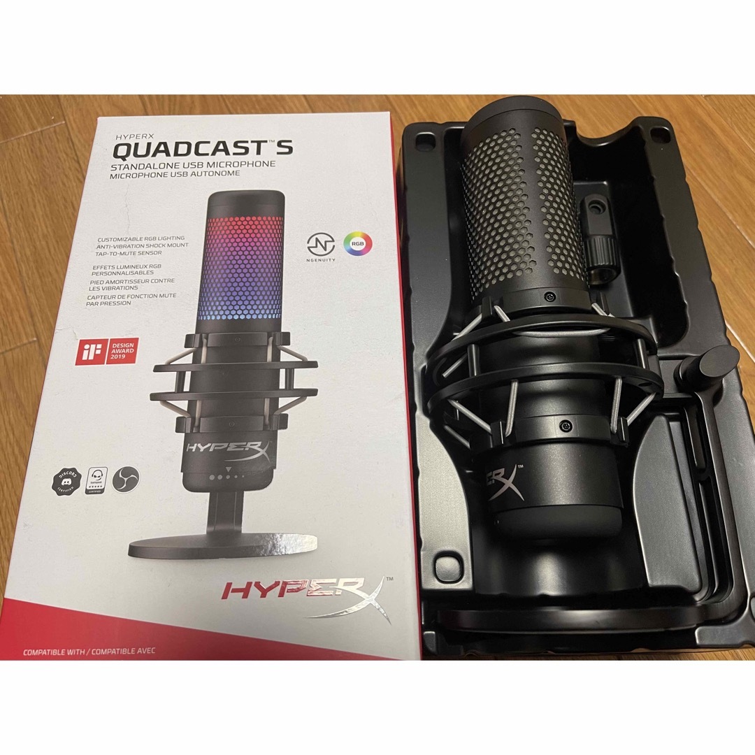 HyperX QuadCast S-USB コンデンサーゲーミングマイク - 配信機器・PA