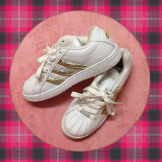 アディダス(adidas)のadidas♡ゴールドラインスニーカー(スニーカー)