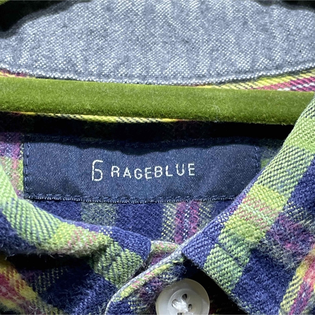 RAGEBLUE(レイジブルー)のRAGEBLUE レイジブルー 長袖シャツ size M メンズのトップス(シャツ)の商品写真