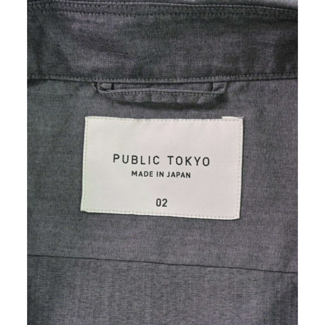 PUBLIC TOKYO(パブリックトウキョウ)のPUBLIC TOKYO カジュアルシャツ 02(M位) グレー 【古着】【中古】 メンズのトップス(シャツ)の商品写真