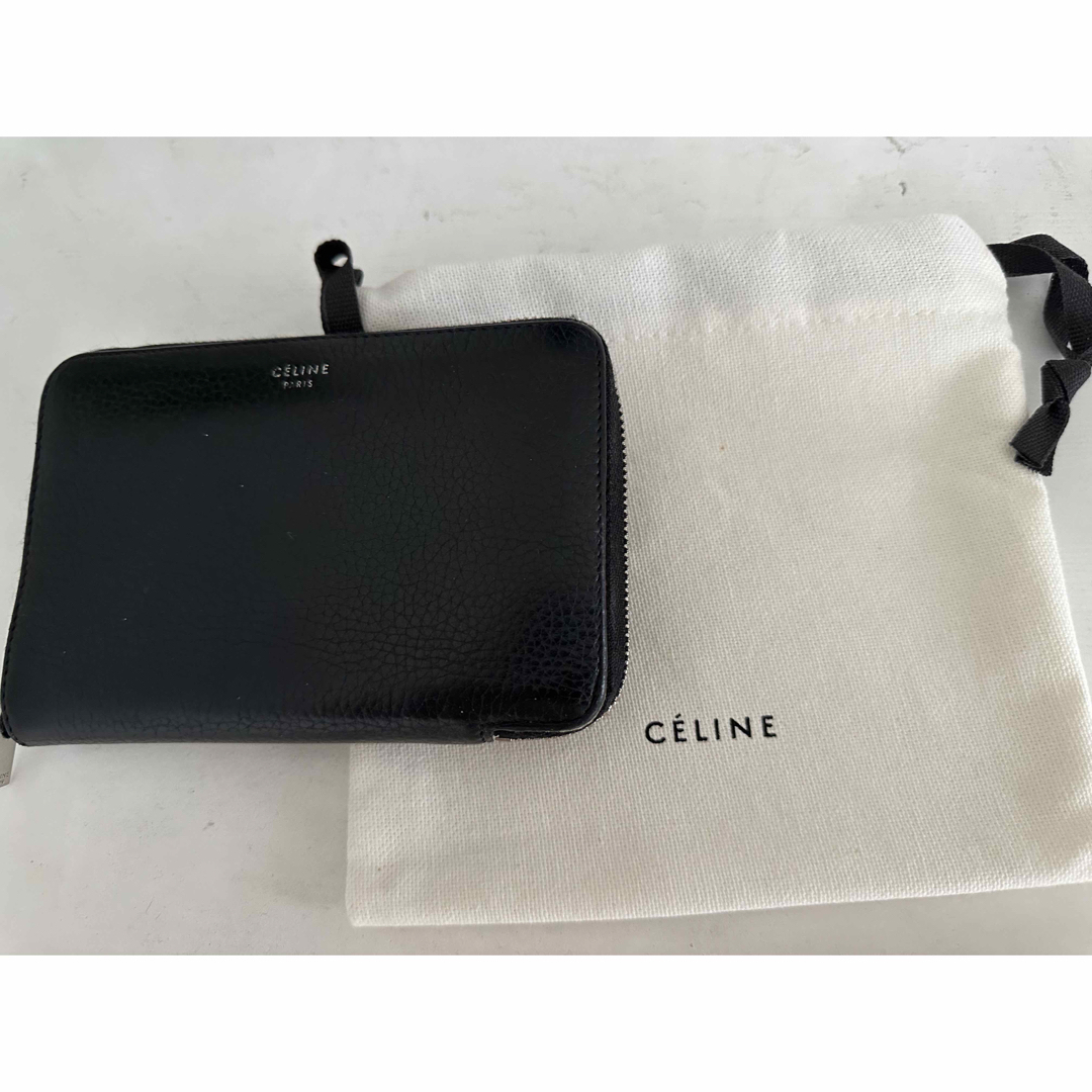 セリーヌ　CELINE 財布　二つ折り　フィービー　ラウンドジップ　バイカラー 9