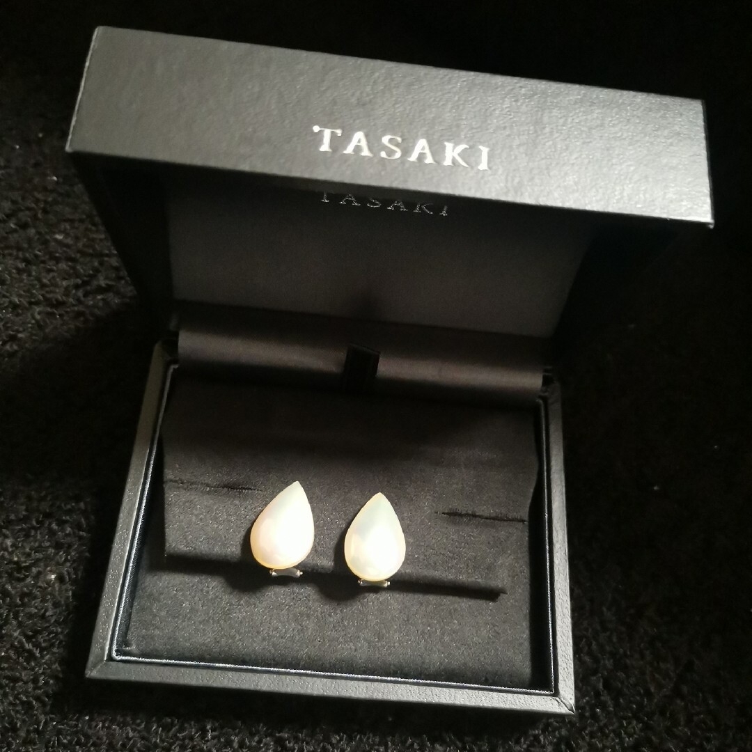 TASAKI 　マベパールイヤリング　美品約14x20mm付属品