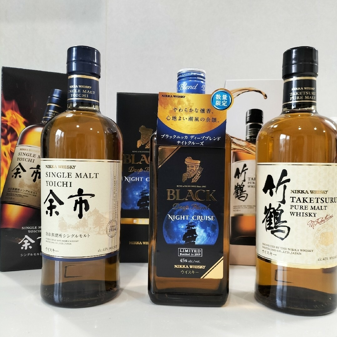 最終価格 ニッカ人気ウィスキー３本セット 食品/飲料/酒 | bca.edu.gr