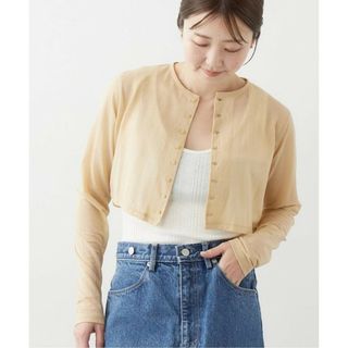 プラージュ(Plage)の23SS超美品【ジェーンスミス】 SHEER SHORT カーディガン(カーディガン)