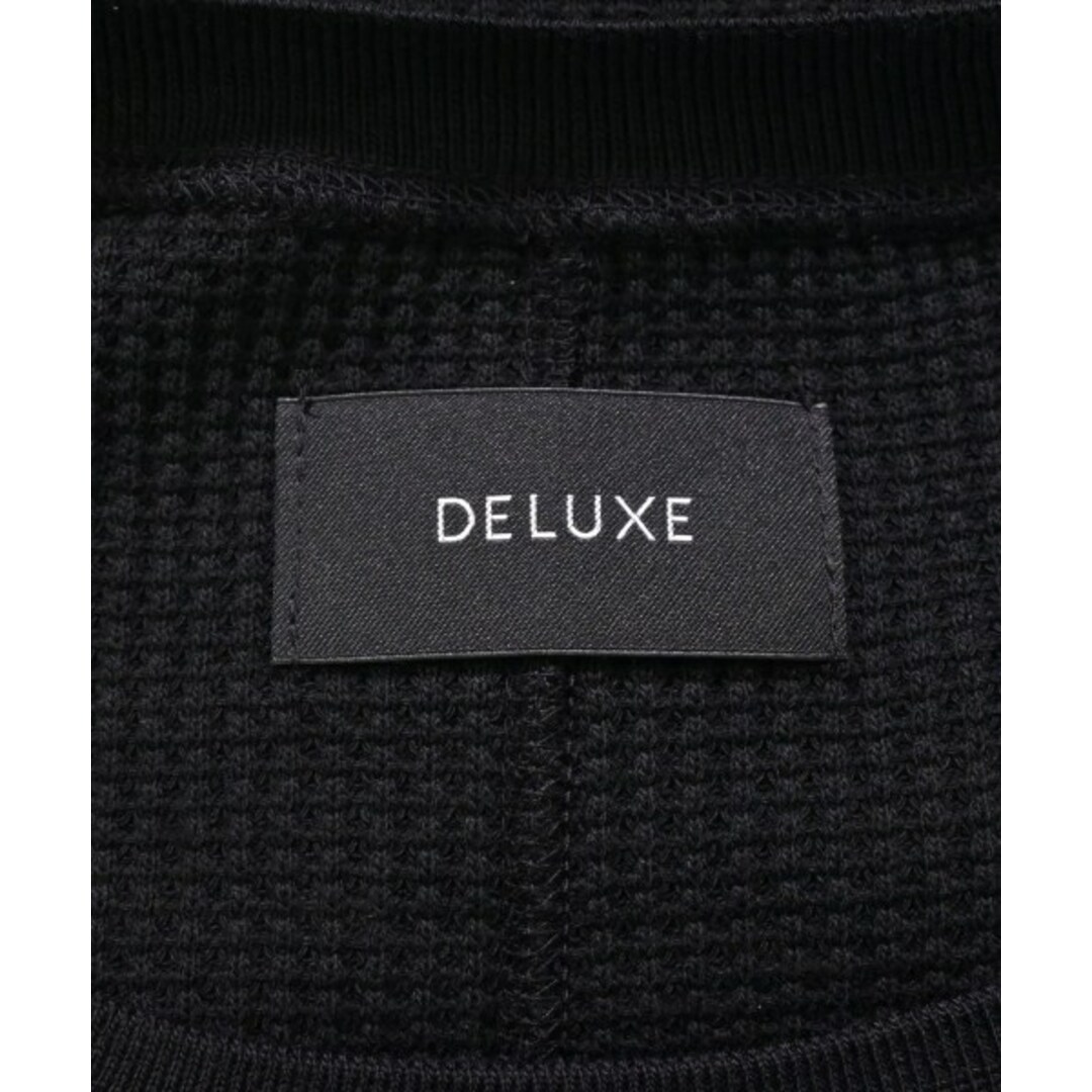 DELUXE(デラックス)のDeluxe デラックス Tシャツ・カットソー XL 黒 【古着】【中古】 メンズのトップス(Tシャツ/カットソー(半袖/袖なし))の商品写真