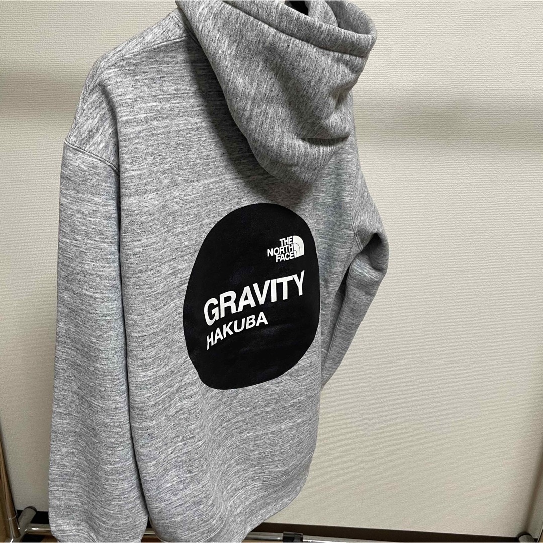 ノースフェイス GRAVITY  パーカー 白馬