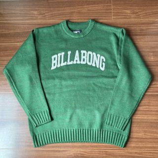 ビラボン(billabong)の新品 BILLABONG ビラボン グリーン みどり セーター L(ニット/セーター)