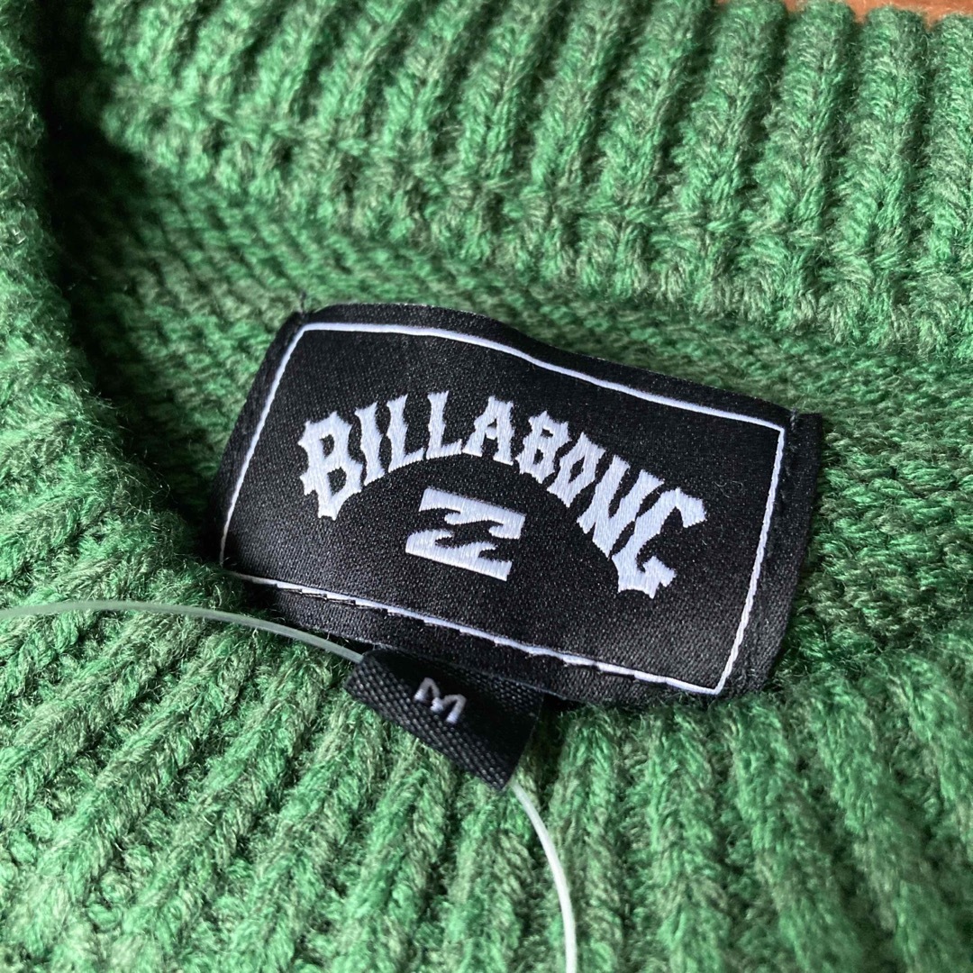 billabong(ビラボン)の新品 BILLABONG ビラボン グリーン みどり セーター M メンズのトップス(ニット/セーター)の商品写真