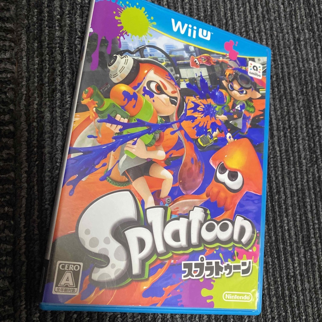 Splatoon（スプラトゥーン） Wii U エンタメ/ホビーのゲームソフト/ゲーム機本体(家庭用ゲームソフト)の商品写真