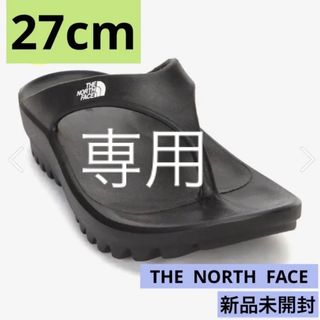 ザノースフェイス(THE NORTH FACE)のノースフェイス　サンダル　WHIZZY FLIP メンズ　黒　27(サンダル)