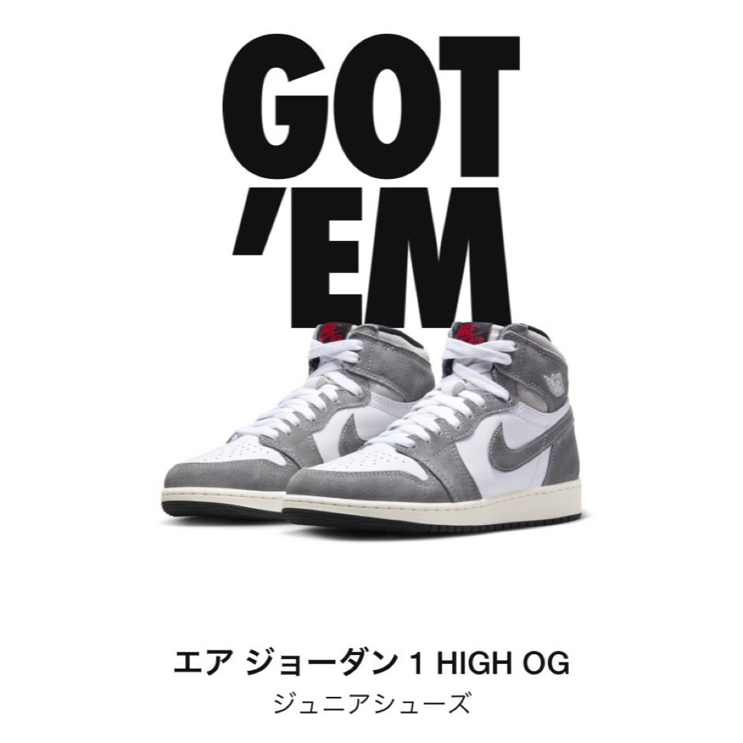 NIKE AIR JORDAN1 HIGH OG 23cm ジュニア