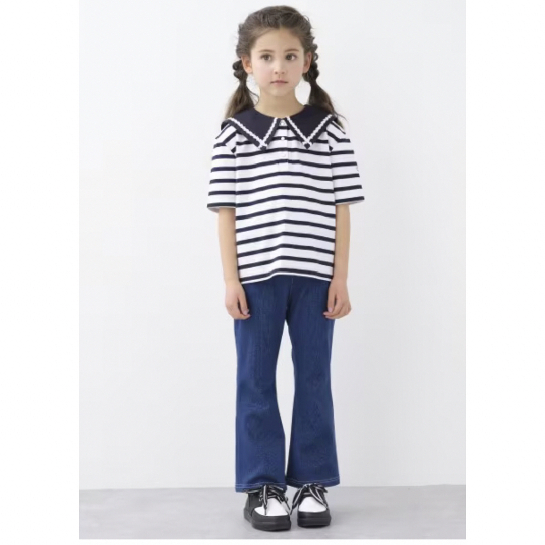 ANNA SUI mini - ANNA SUI mini セーラーカラー半袖Tシャツ140cmの通販 