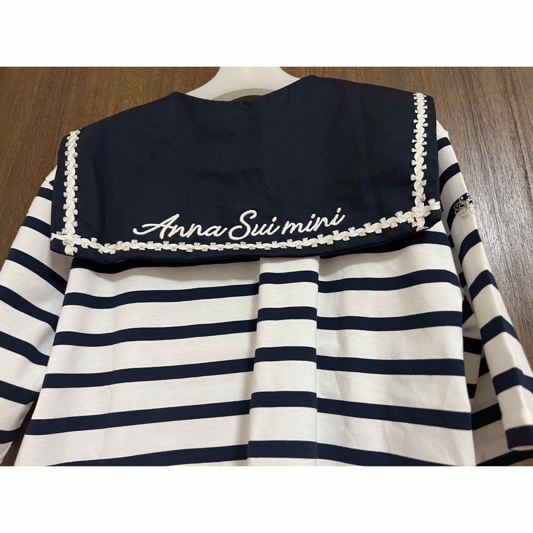 ANNA SUI mini セーラーカラー半袖Tシャツ140cm