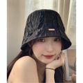 【ブラック(bk)】【F(f)】【Dewlily】シワ加工バケットハット