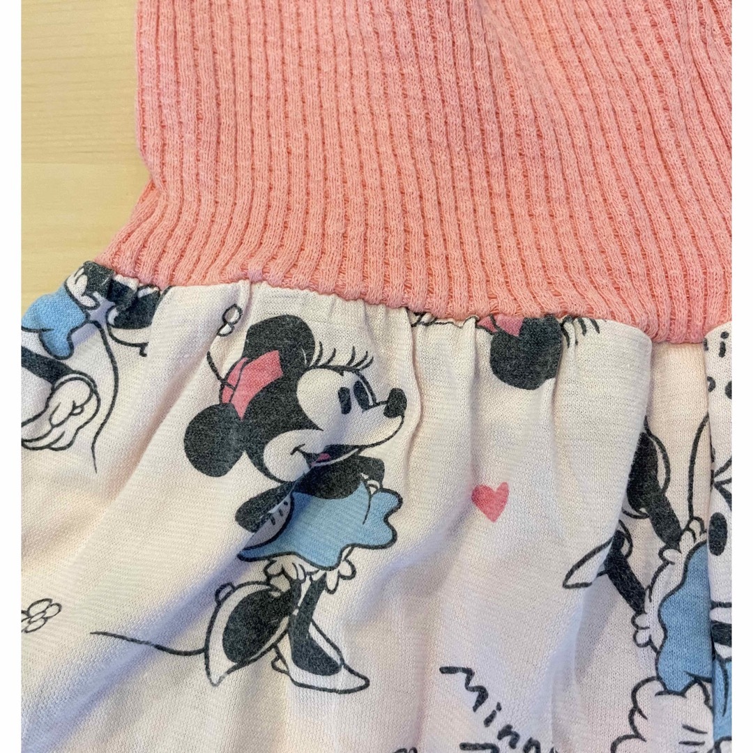 子供　キッズ　半袖　パジャマ　ミニーちゃん　100 キッズ/ベビー/マタニティのキッズ服女の子用(90cm~)(パジャマ)の商品写真