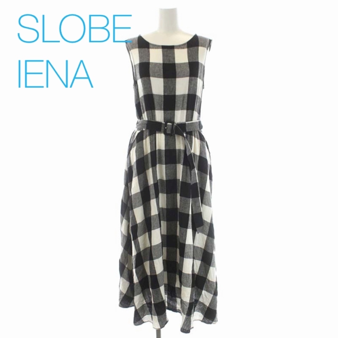 SLOBE IENA(スローブイエナ)の【SLOBE IENA】ベルト付きロングワンピース レディースのワンピース(ロングワンピース/マキシワンピース)の商品写真