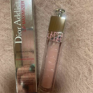 ディオール(Dior)のディオールアディクトリップマキシマイザー001ピンク 限定品(リップケア/リップクリーム)