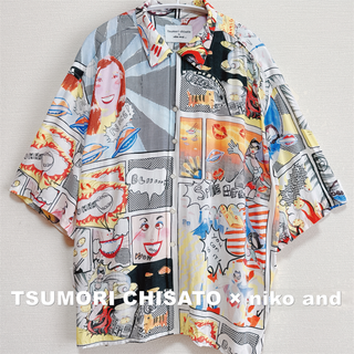 スカラー(ScoLar)の【TSUMORI CHISATO×niko and】TC comic シャツ(シャツ/ブラウス(半袖/袖なし))